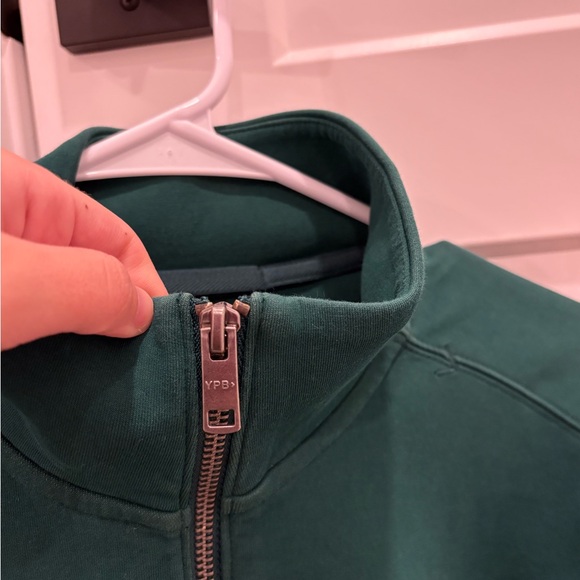YPB by Abercrombie Green Quarter Zip - Picture 5 of 9